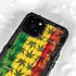 Marijuana Rasta Pattern iPhone 15 Plus Waterproof Case